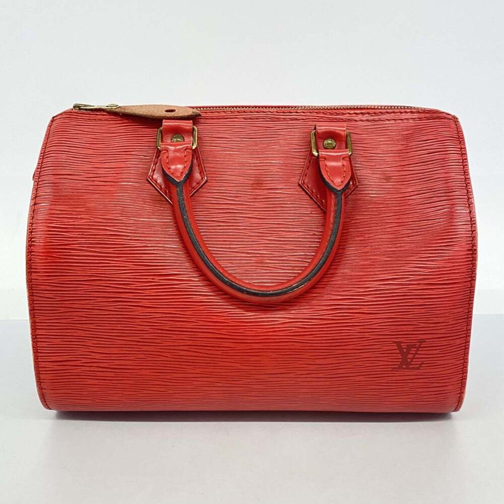 Louis Vuitton Epi Speedy 25 Handbag M43017 Castilian Red Women's - Picture 14 of 14